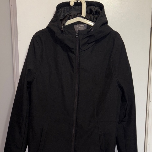 Joe Fresh Jackets & Blazers - Joe Fresh Active Black Hooded Rain Coat 🧥